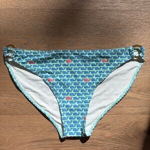 Vineyard Vines Blue Bikini Bottom size Large NWOT